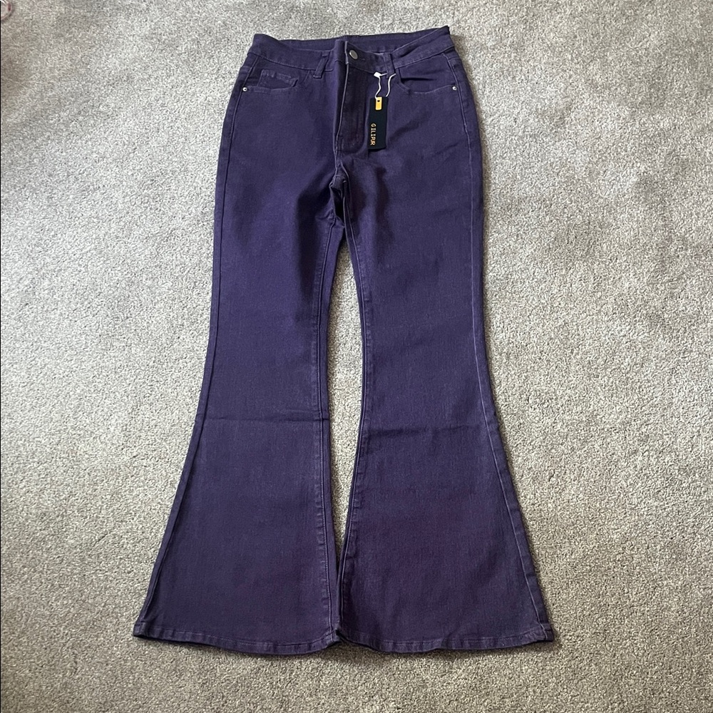 Purple Flare Jeans